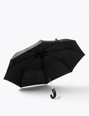 marksandspencer.com | Recycled Polyester Crook Handle Umbrella with Windtech™