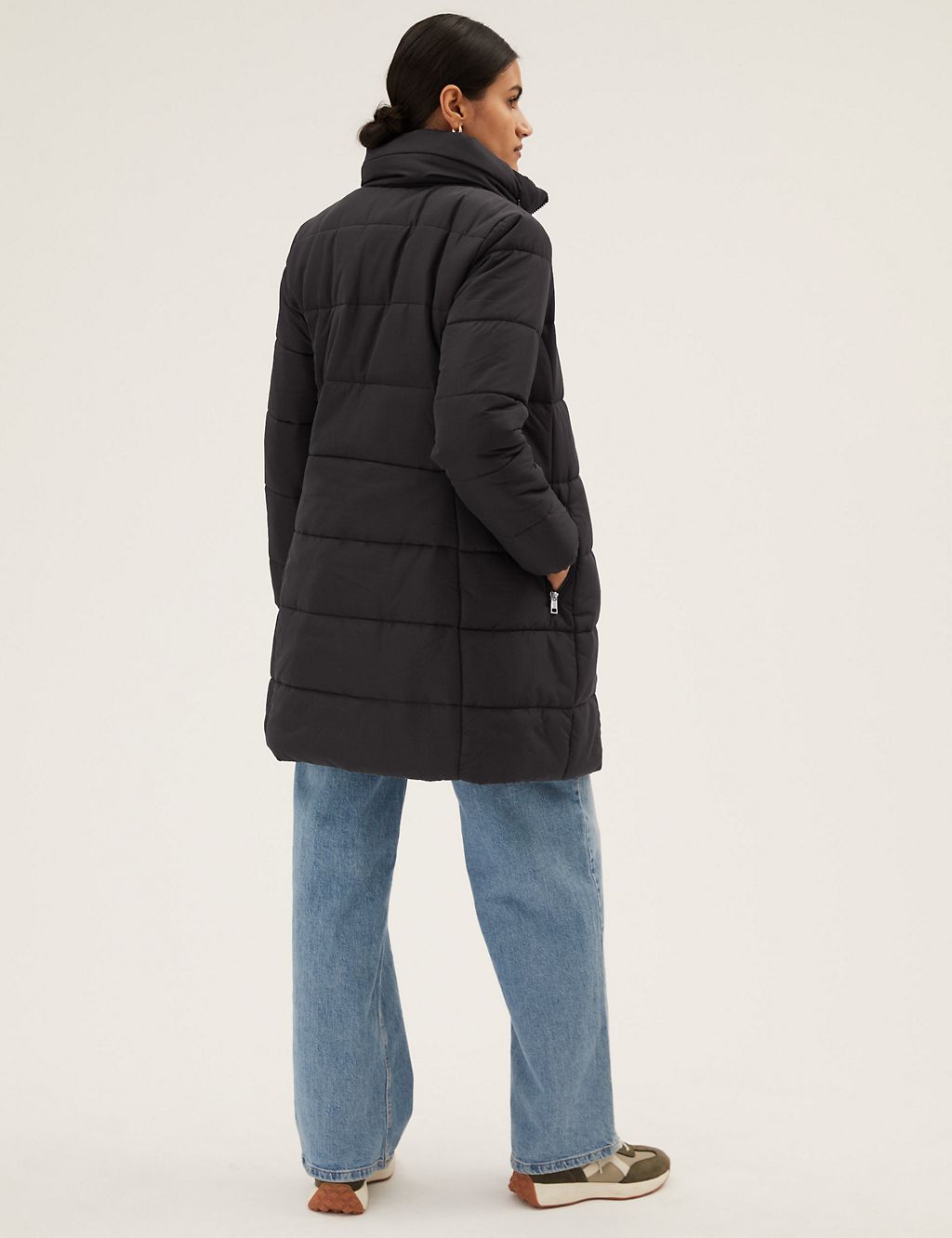 Recycled Thermowarmth™ Funnel Neck Coat 7 of 7