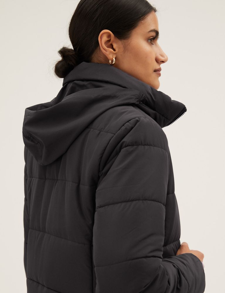 Recycled Thermowarmth™ Funnel Neck Coat 6 of 7