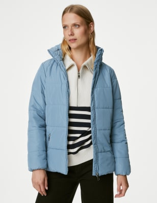 Recycled Thermowarmth™ Funnel Neck Jacket, M&S Collection