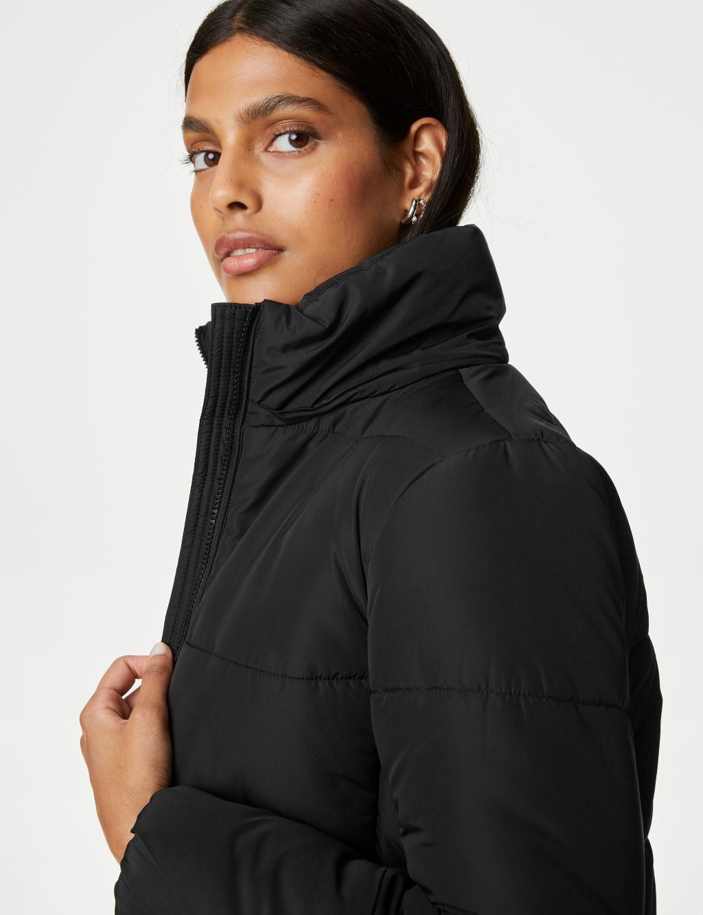 Recycled Thermowarmth™ Hooded Puffer Jacket | M&S Collection | M&S