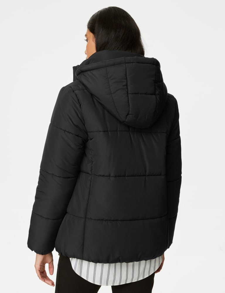 Recycled Thermowarmth Hooded Puffer Jacket M S Collection M S