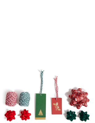 Red & Green Wrapping Accessory Pack Image 2 of 3