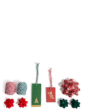 Red & Green Wrapping Accessory Pack Image 2 of 3