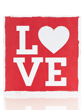 Red & White Love Gift Card Image 2 of 3
