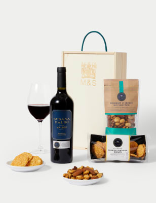 Red Wine & Nibbles Gift Box Image 1 of 2
