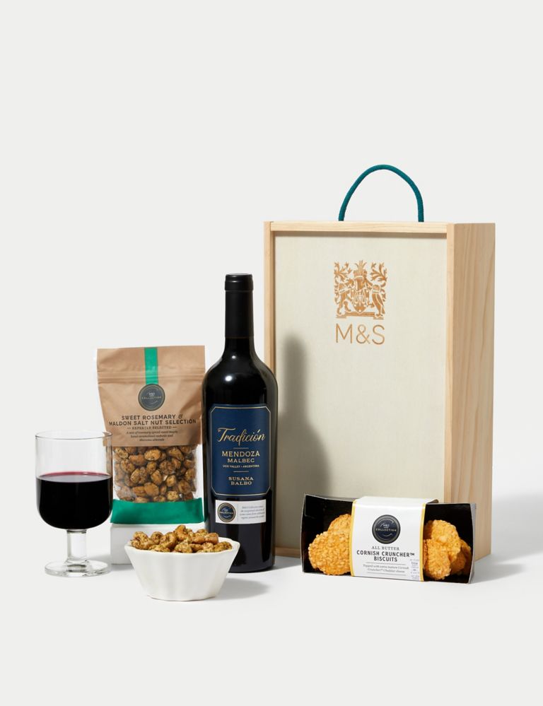 Red Wine & Nibbles Gift Box 1 of 4