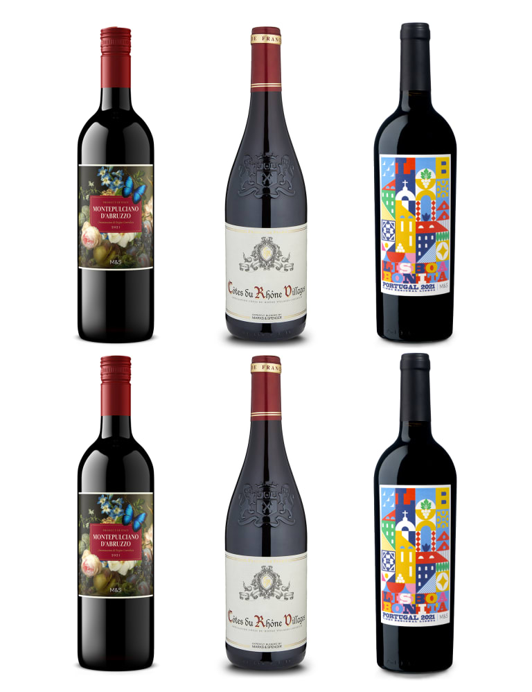 Cases of red wine offers clearance