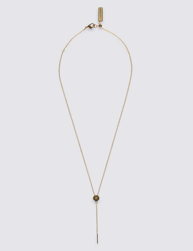 Refined Dot Y Necklace 1 of 2