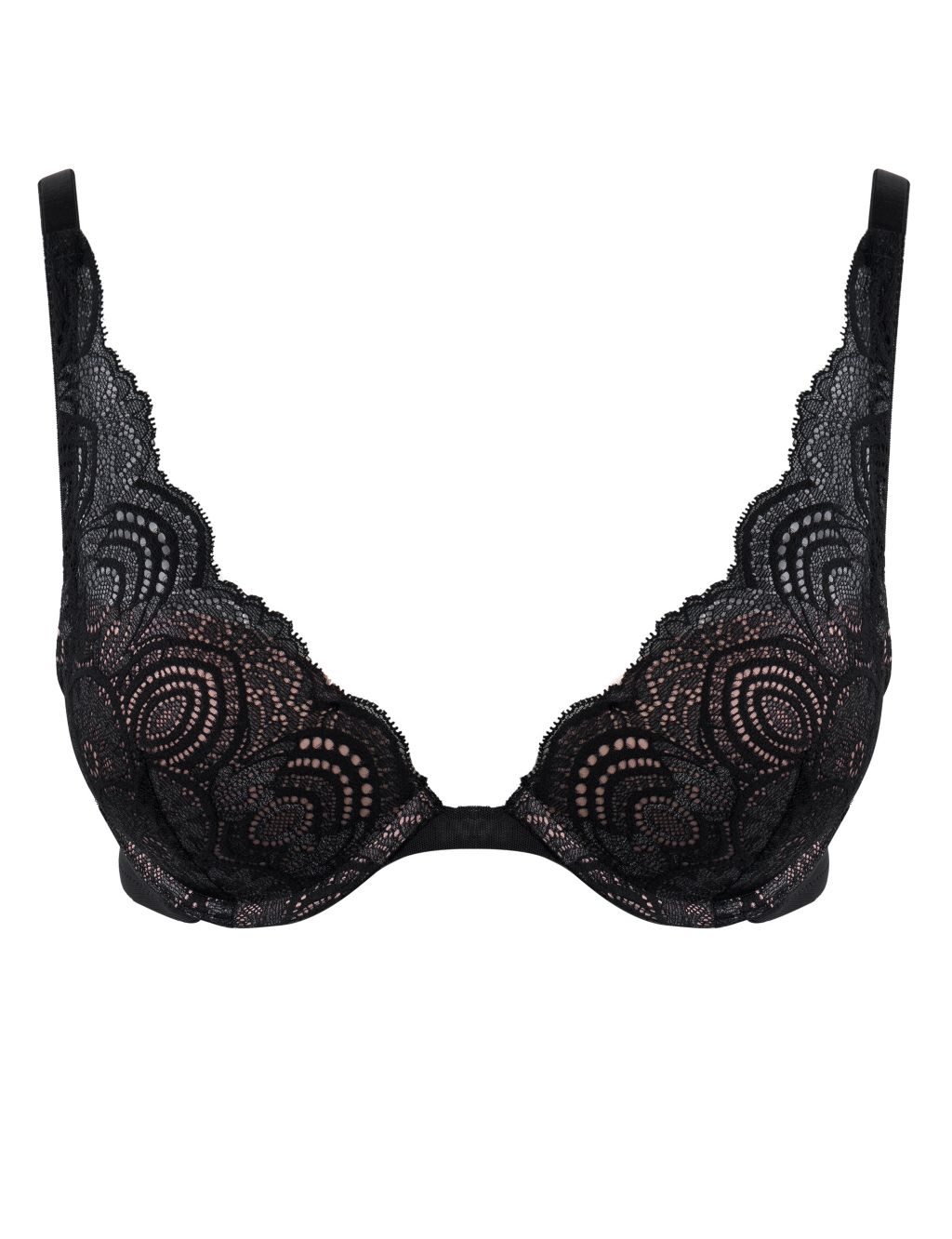 Wonderbra Ladies Fabulous Feel Triangle Bra W06S9 Underwired Push Up Black  or Endearing Pink : : Clothing, Shoes & Accessories