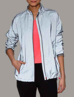 Reflective Showerproof Jacket | M&S Collection | M&S