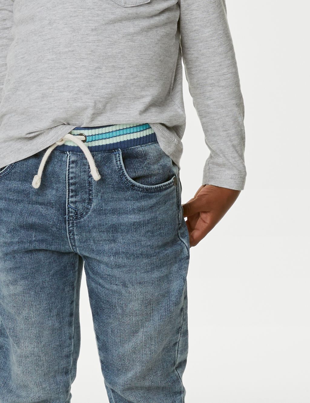 Regular Comfort Waist Denim Jeans (2-8 Yrs) 2 of 5