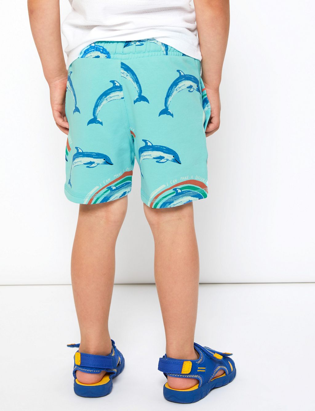 Regular Cotton Dolphin Print Shorts (2-7 Yrs) 4 of 4