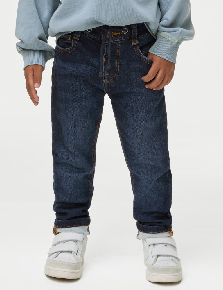 M&s elasticated waist jeans best sale