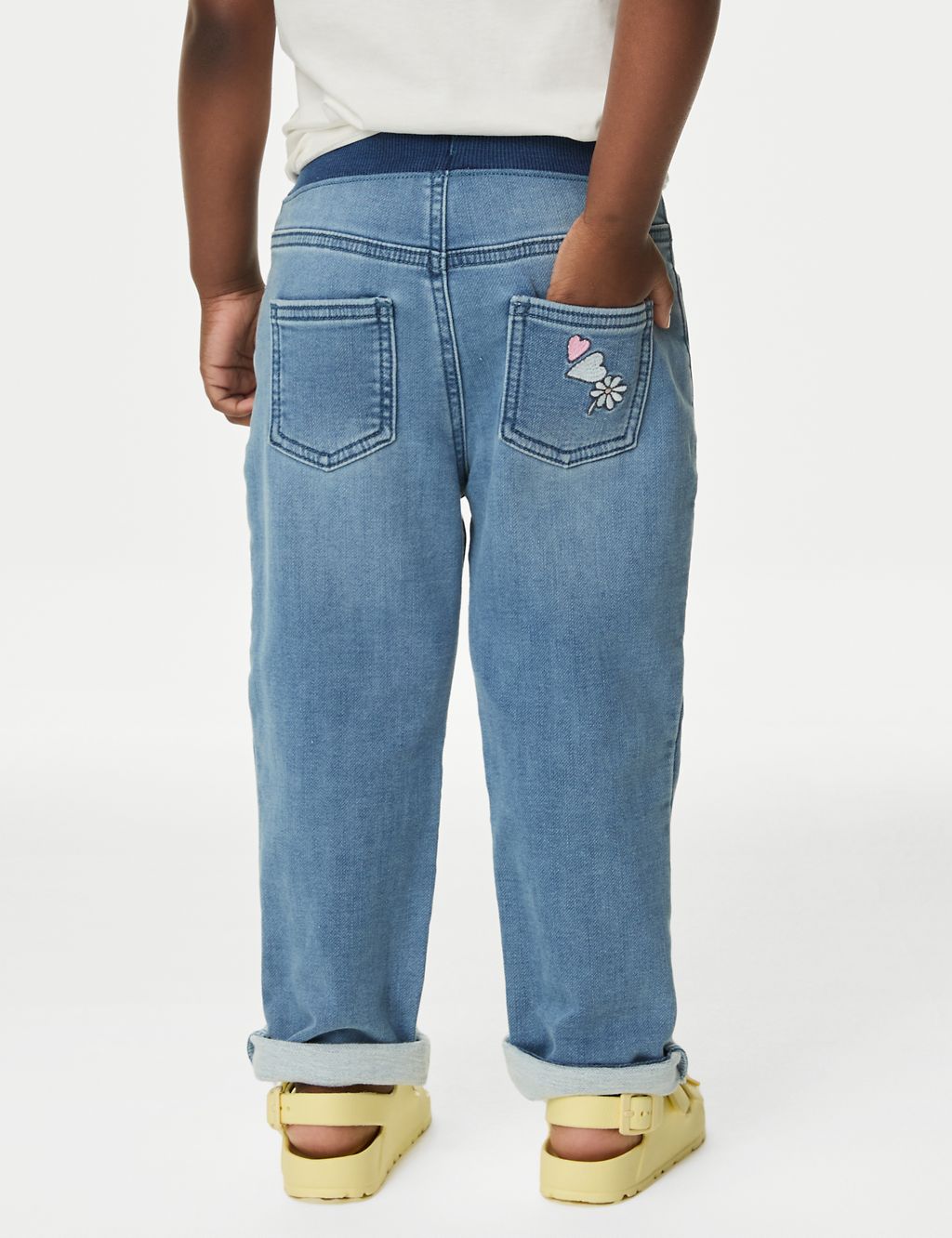 Regular Cotton Rich Unicorn Jeans (2-8 Yrs) 6 of 6