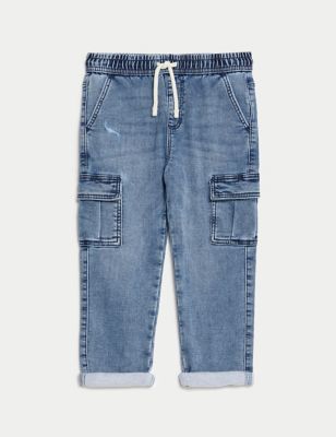 Regular Denim Cargo Jeans (2-8 Yrs) Image 2 of 5