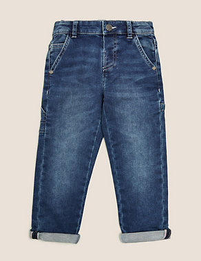 Regular Denim Carpenter Jeans (2-7 Yrs) Image 2 of 6