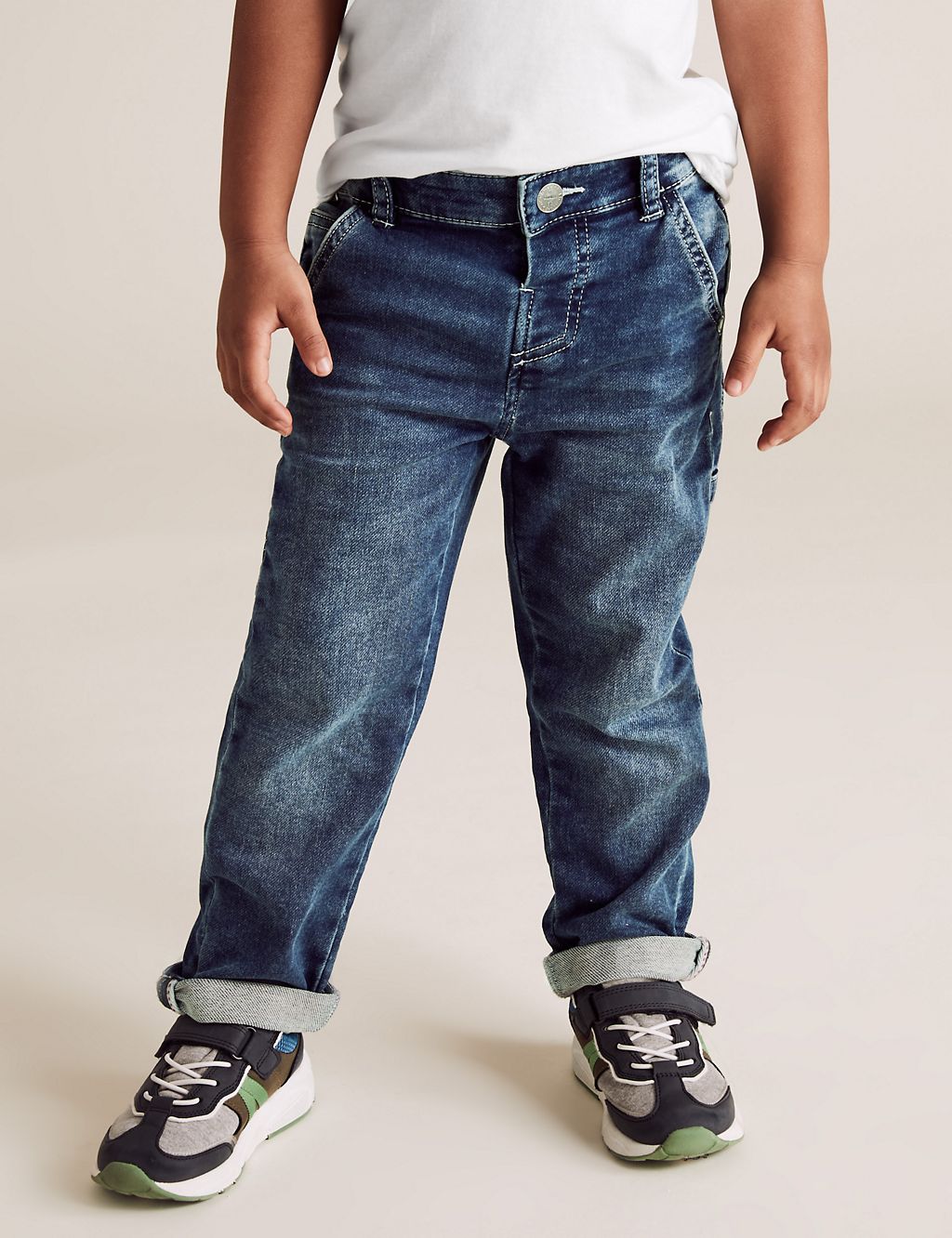 Regular Denim Carpenter Jeans (2-7 Yrs) 4 of 6