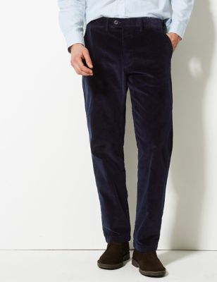 Regular Fit Corduroy Stretch Trousers 