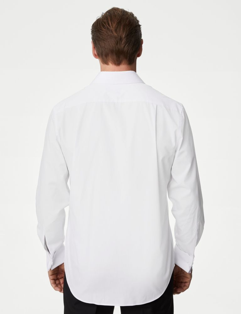 Regular Fit Cotton Blend Double Cuff Shirt 5 of 6