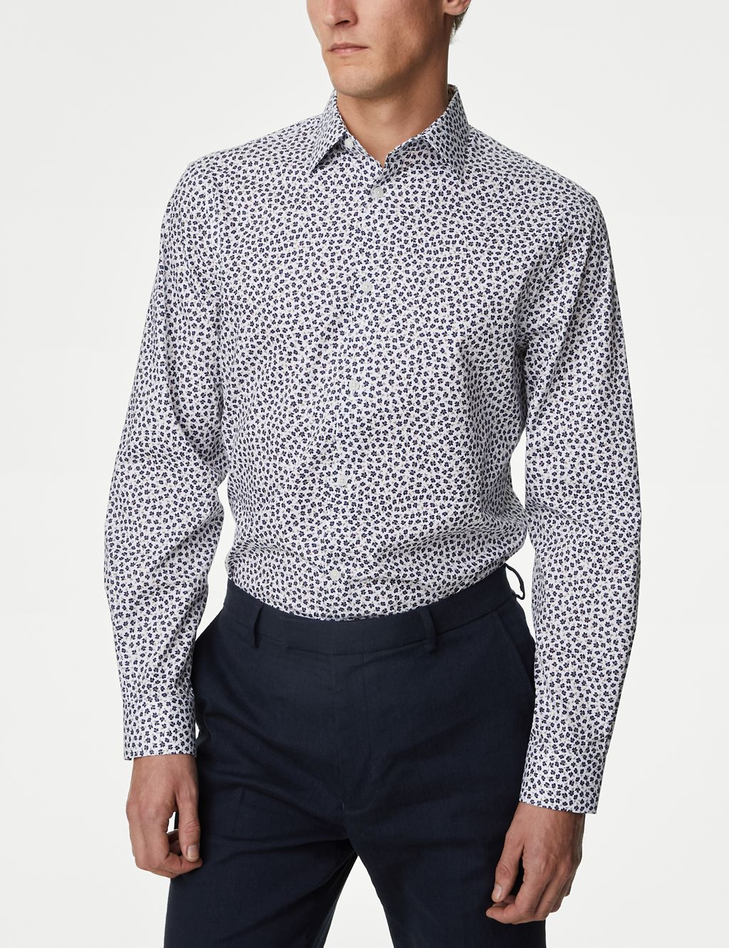 Regular Fit Easy Iron Pure Cotton Print Shirt 3 of 6