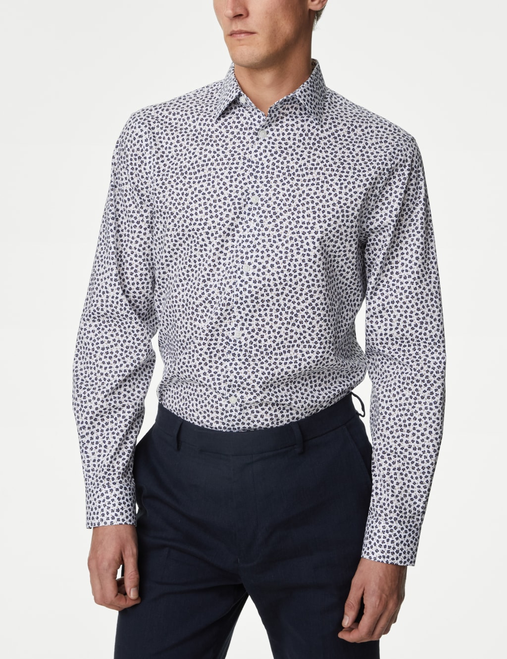 M&s mens summer shirts sales