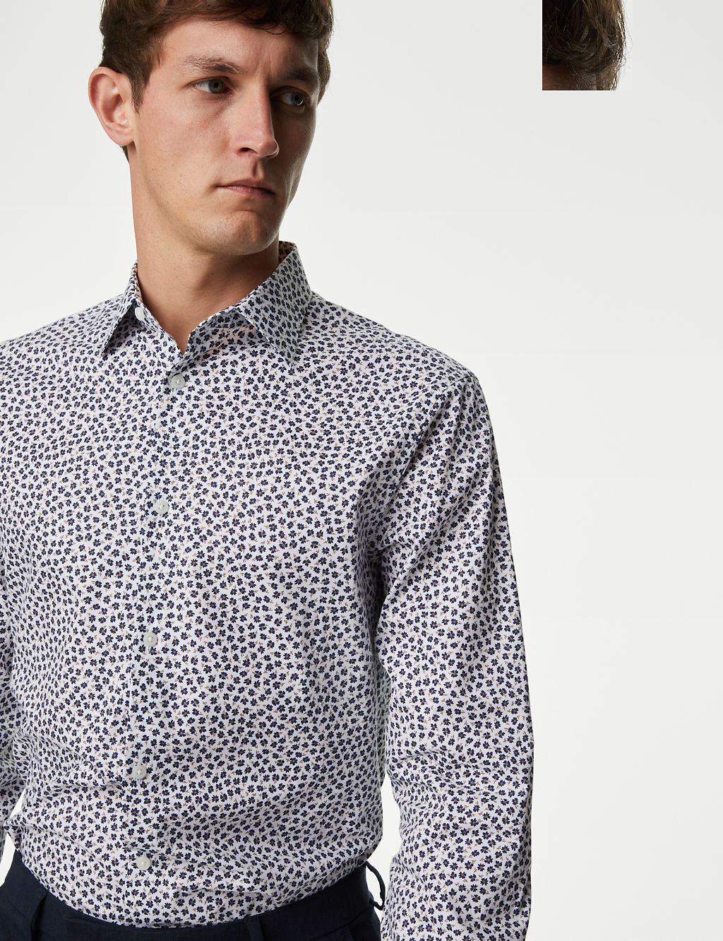 Regular Fit Easy Iron Pure Cotton Print Shirt 4 of 6