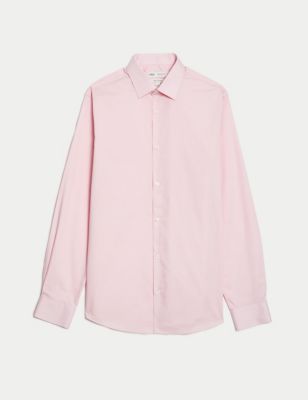 Regular Fit Easy Iron Pure Cotton Shirt Image 2 of 7