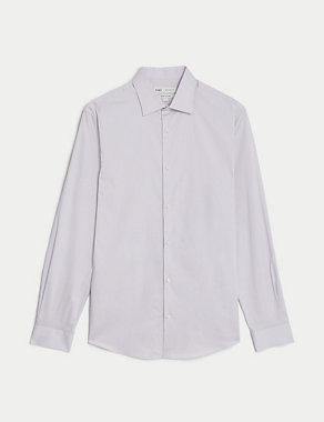 Regular Fit Easy Iron Pure Cotton Shirt Image 2 of 7