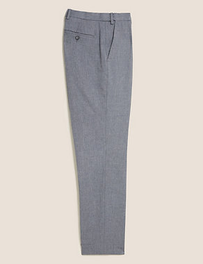 Regular Fit Flat Front Trousers Image 2 of 7