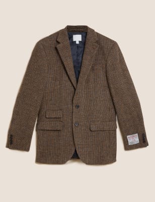 Marks and spencer deals tweed blazer