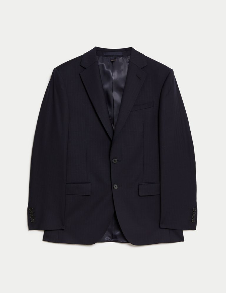 Regular Fit Herringbone Pure Wool Suit Jacket | M&S SARTORIAL | M&S
