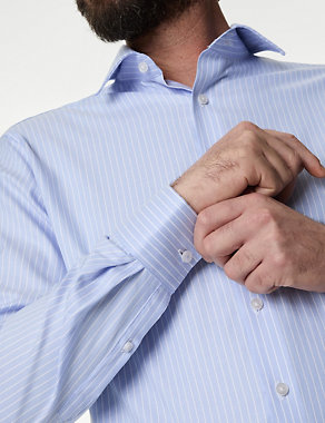 Regular Fit Herringbone Stripe Shirt Image 2 of 5