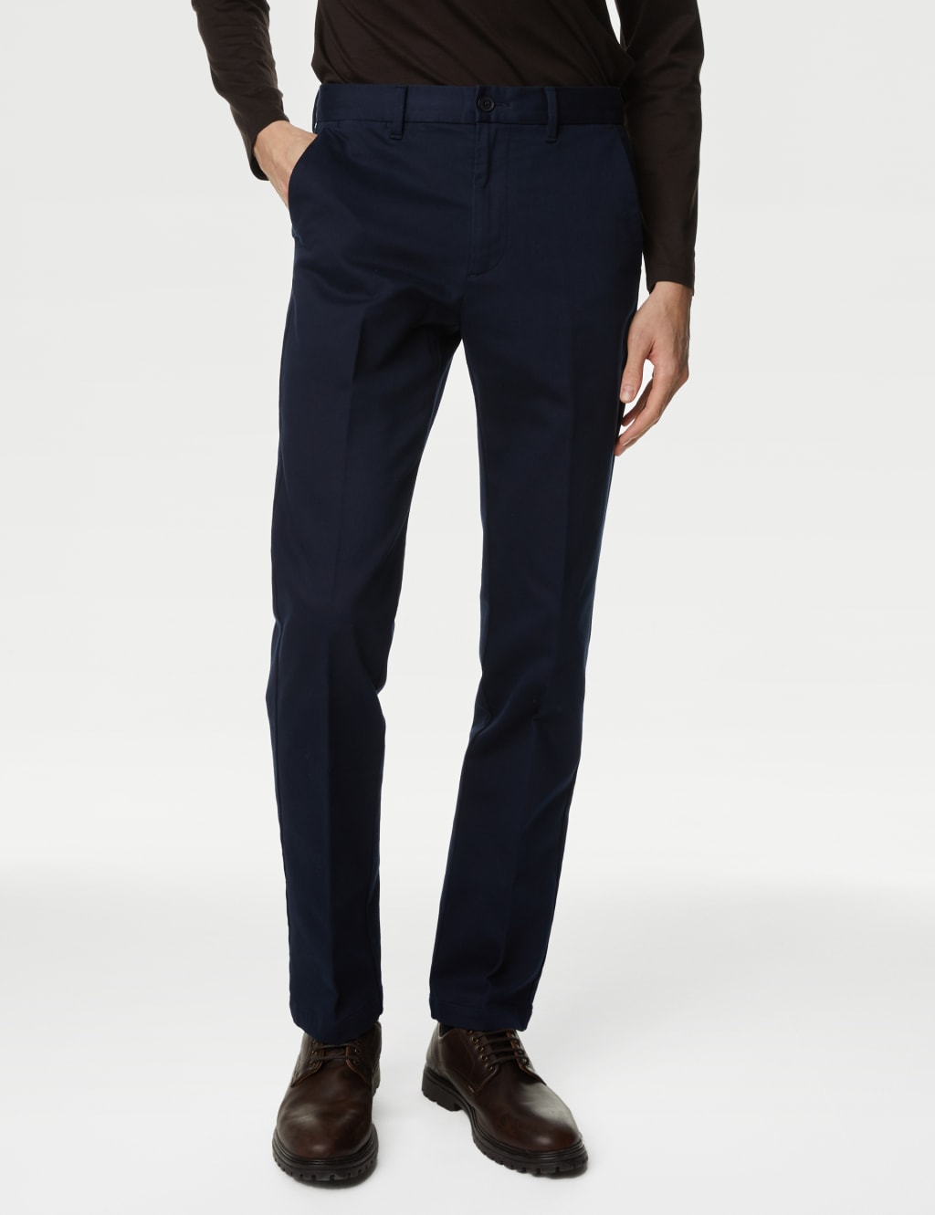 Regular Fit Italian Stretch Chinos 3 of 7