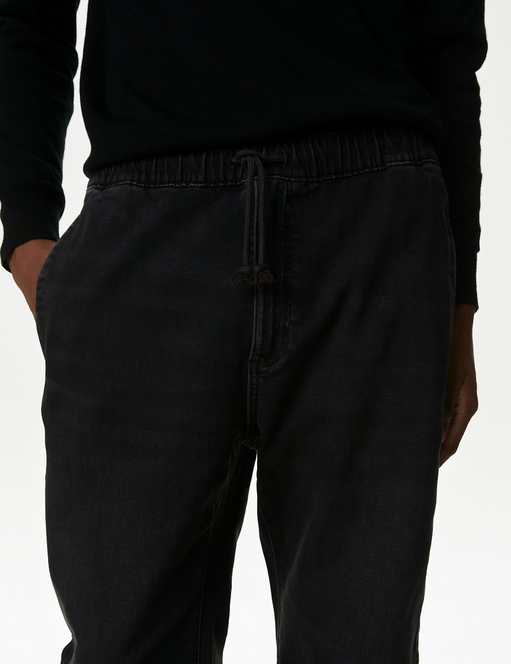 Regular Fit Jersey Cuffed Jogger Jeans 4 of 5