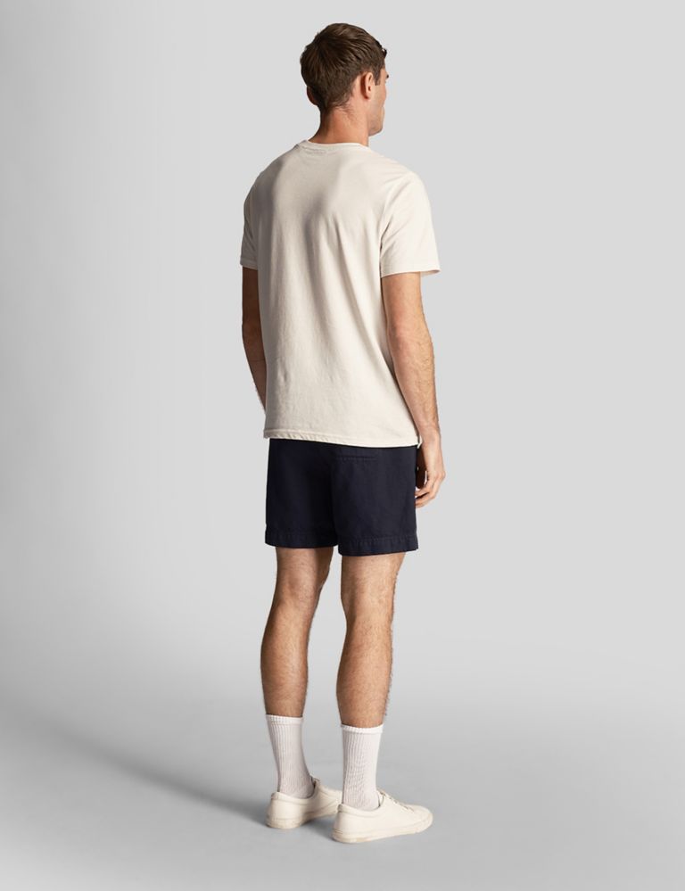 Regular Fit Linen Blend Shorts 2 of 4