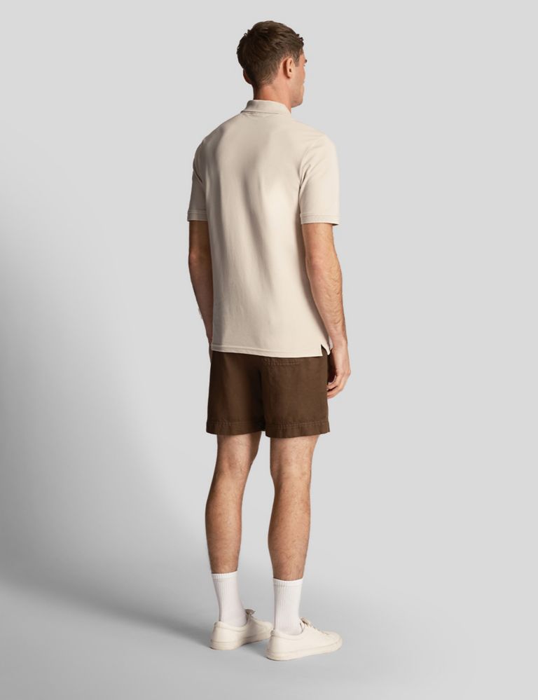 Regular Fit Linen Blend Shorts 3 of 5