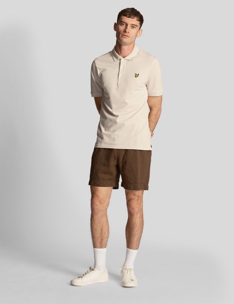 Regular Fit Linen Blend Shorts 5 of 5