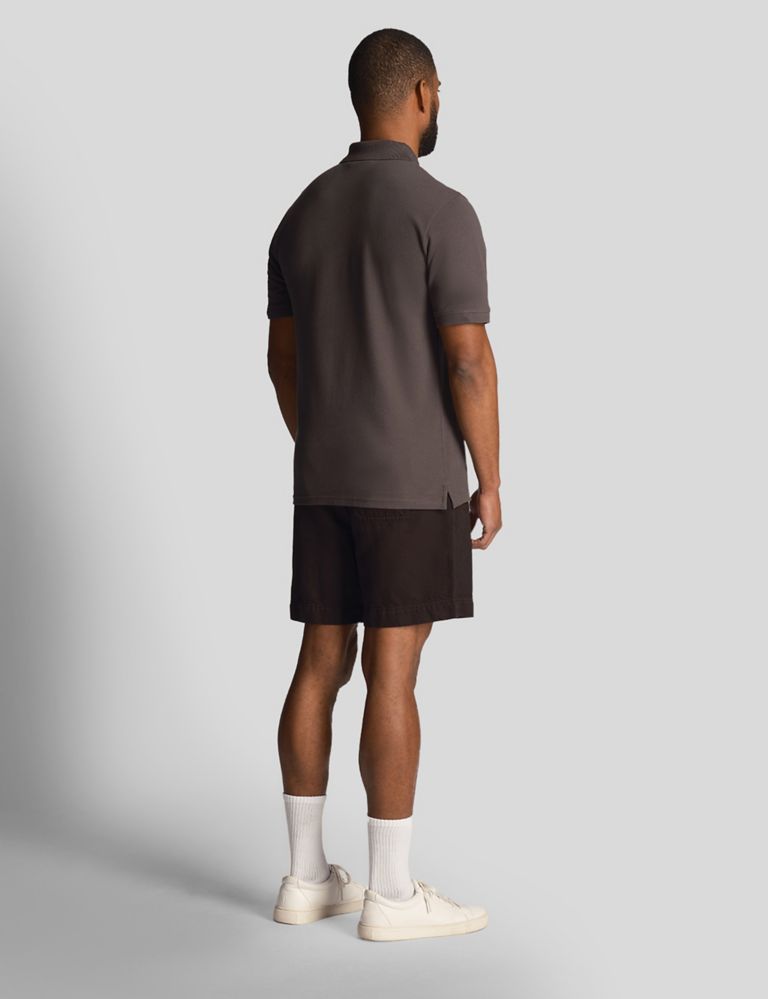 Regular Fit Linen Blend Shorts 3 of 5