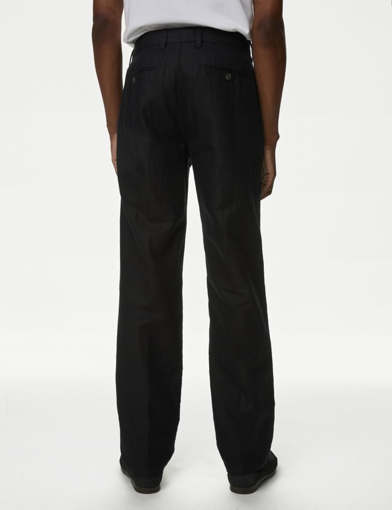 Regular Fit Stretch Trousers, M&S Collection