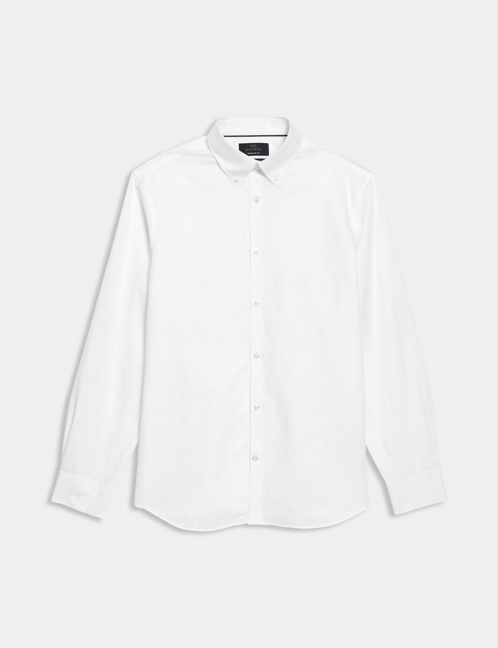 Regular Fit Linen Blend Weave Shirt | M&S SARTORIAL | M&S