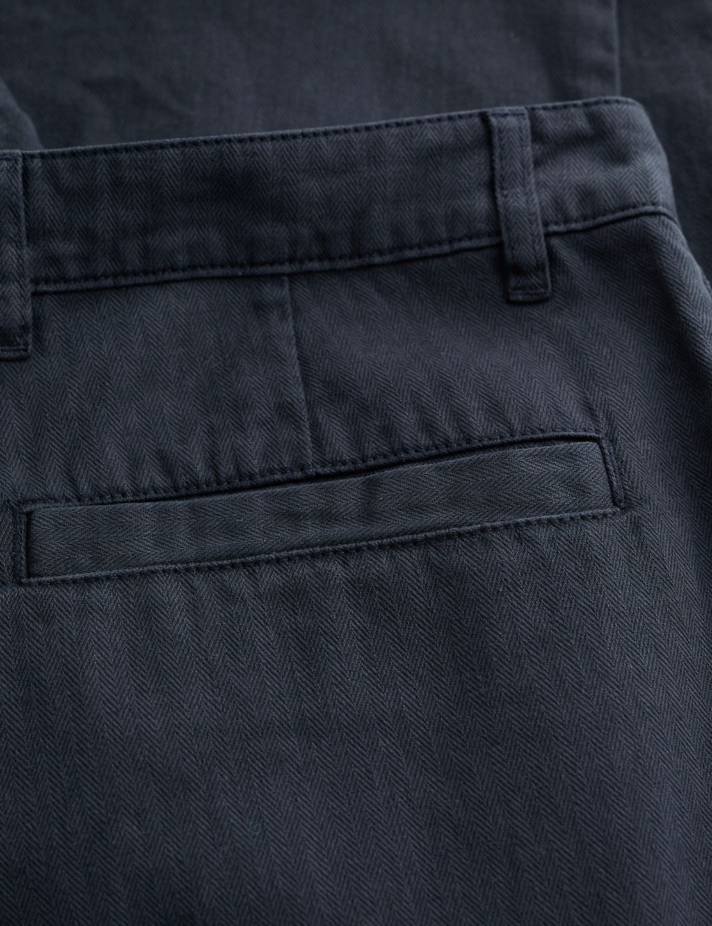 Regular Fit Linen Rich Cargo Trousers 5 of 5