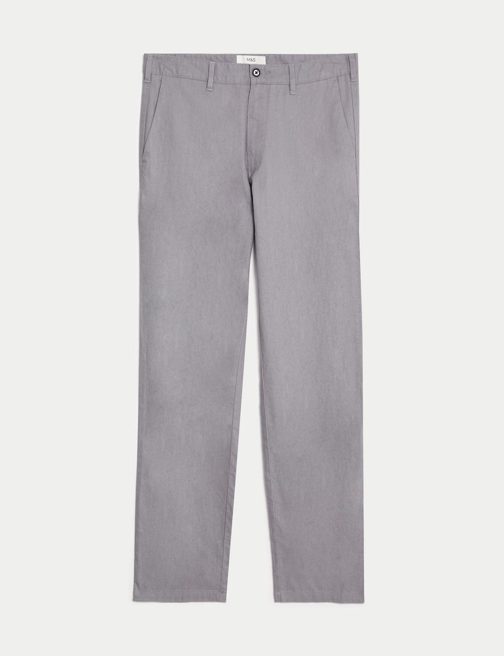 Regular Fit Linen Rich Chino Trousers | M&S Collection | M&S