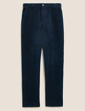 Regular Fit Luxury Corduroy Stretch Trousers Image 2 of 5