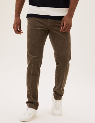 Chums, Men's, HIGH-Rise Trousers Luxury Cotton Corduroy