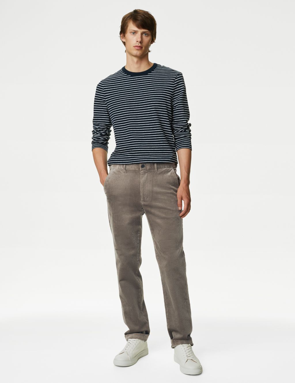 Regular Fit Luxury Corduroy Trouser | M&S Collection | M&S