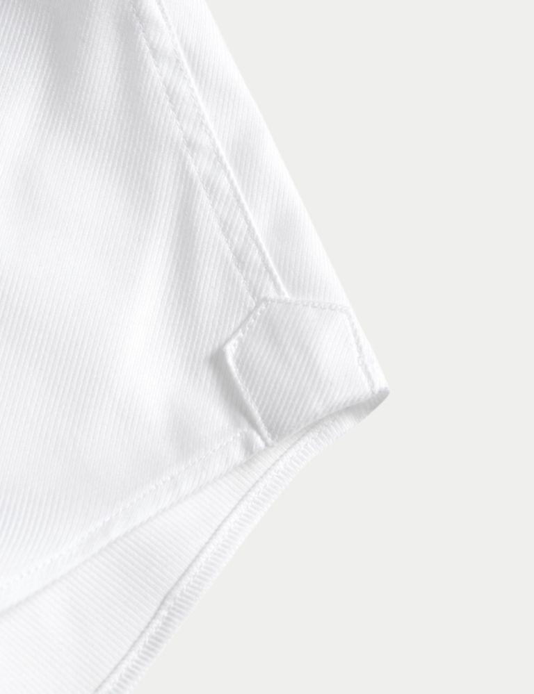 Regular Fit Luxury Cotton Double Cuff Twill Shirt 7 of 7