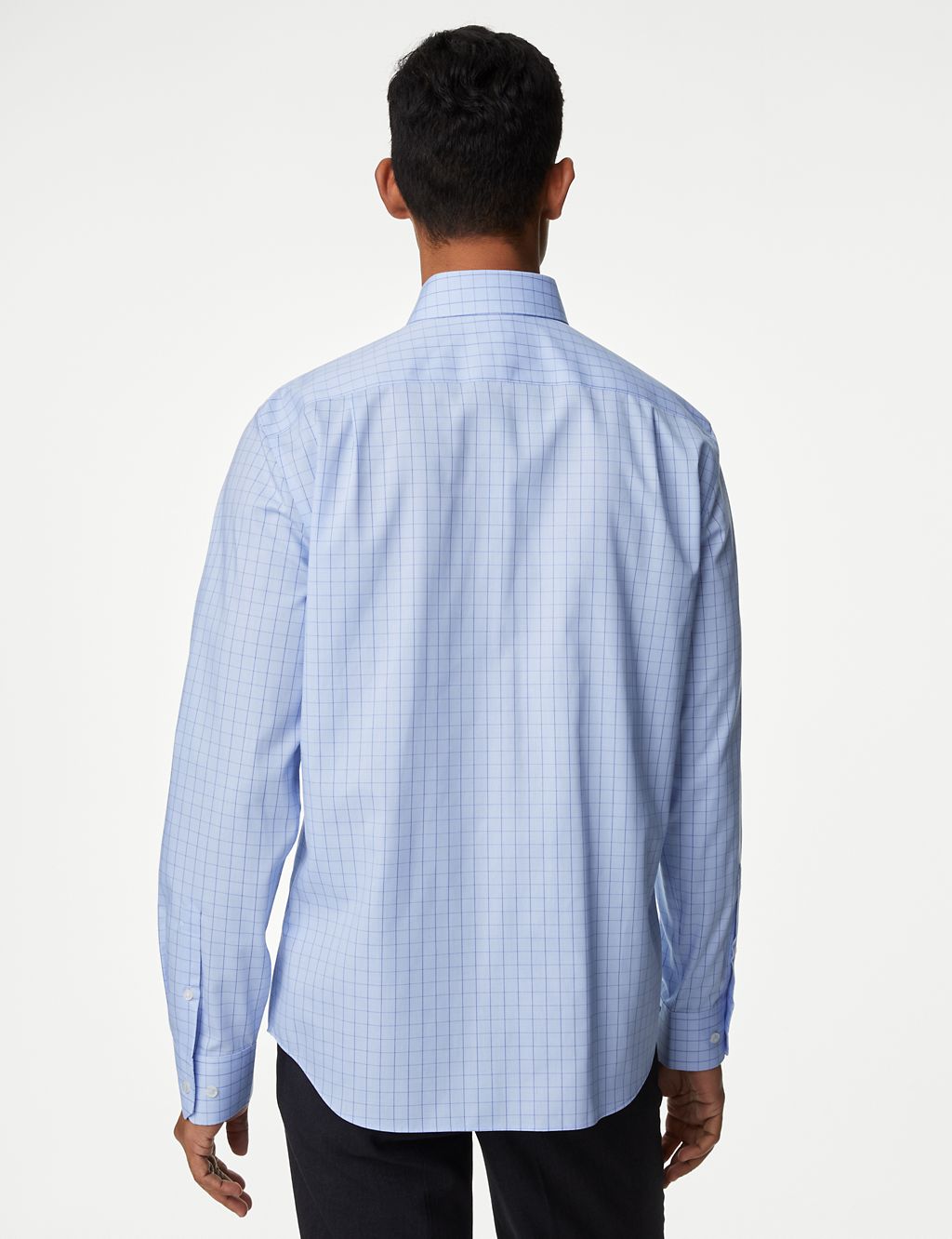 Regular Fit Non Iron Pure Cotton Check Shirt 4 of 5