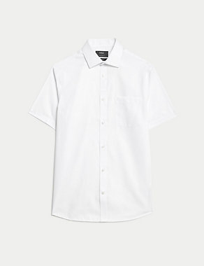 Regular Fit Non Iron Pure Cotton Print Shirt Image 2 of 7