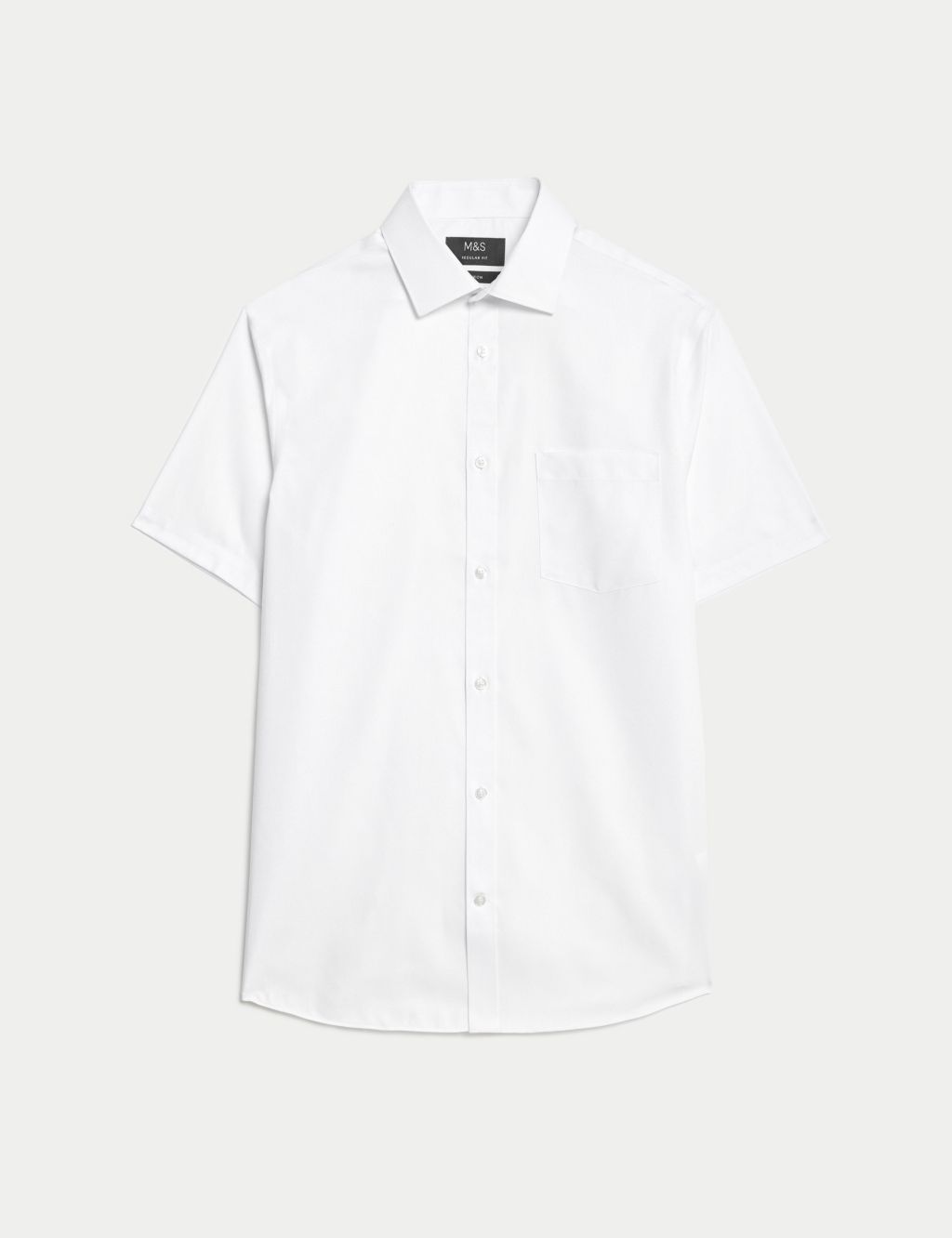 Regular Fit Non Iron Pure Cotton Print Shirt | M&S Collection | M&S